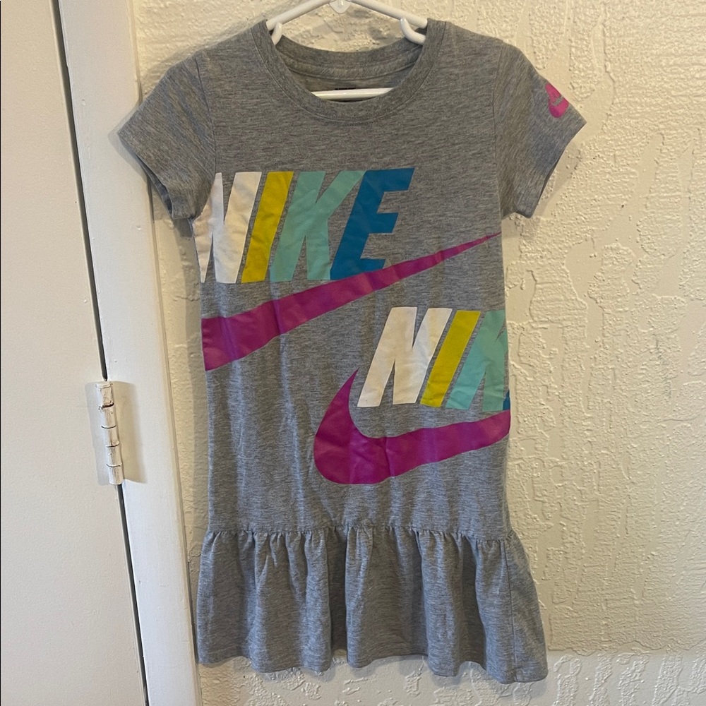 Nike Gray Graphic T-Shirt Dress
